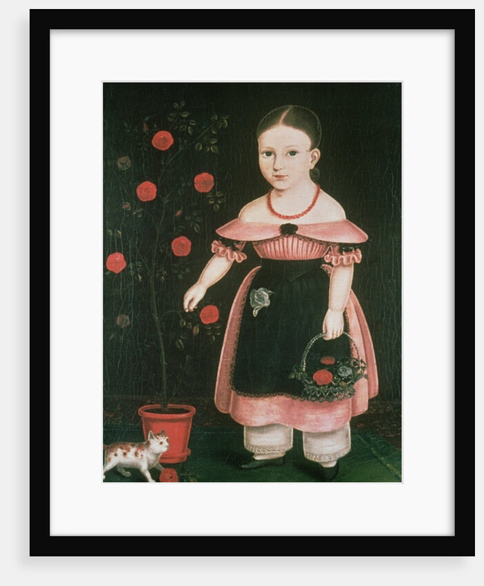 Little Girl in Lavender, c.1840 by John Bradley