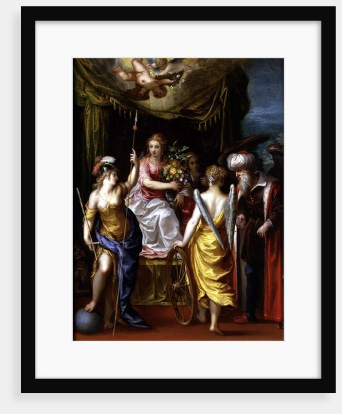Minerva, Abundance and Fortune by Hendrik van the Elder Balen