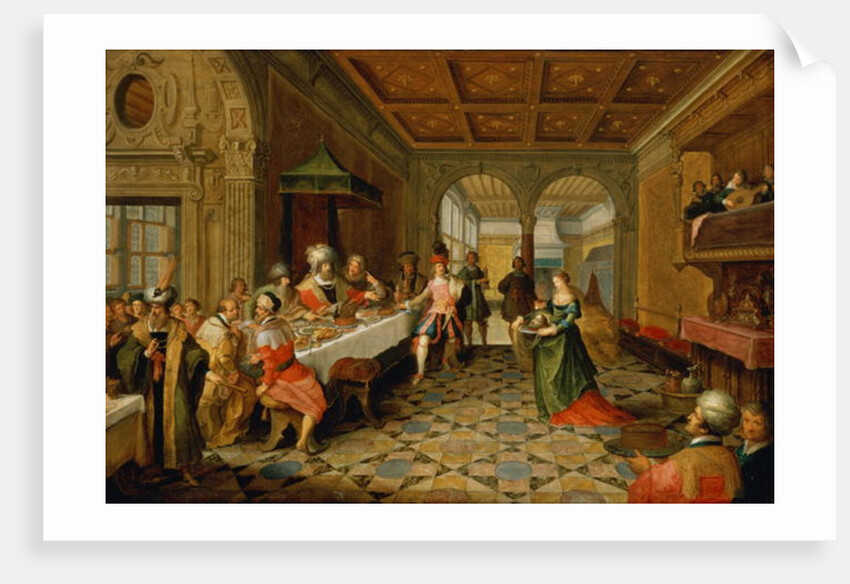 Salome Presenting the Head of St. John the Baptist to King Herod by Frans & Vries Paul V. de Francken