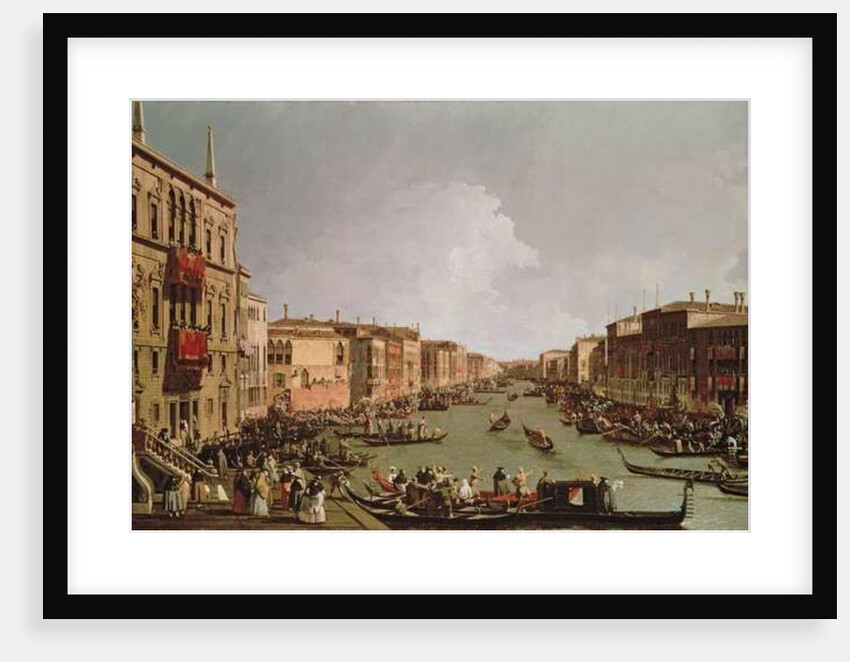 A Regatta on the Grand Canal by Antonio Canaletto