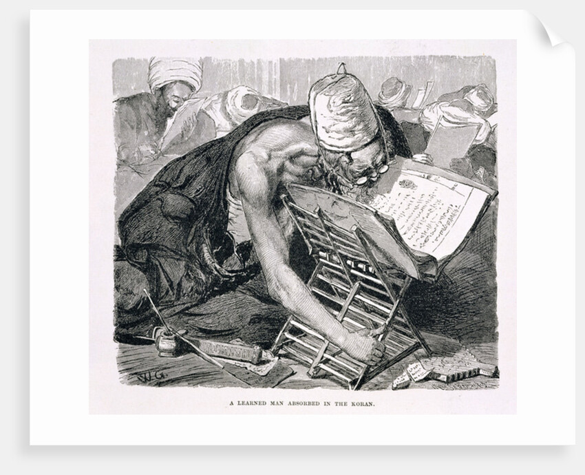 A Learned Man Absorbed in the Koran, 19th century by Karl Wilhelm Gentz