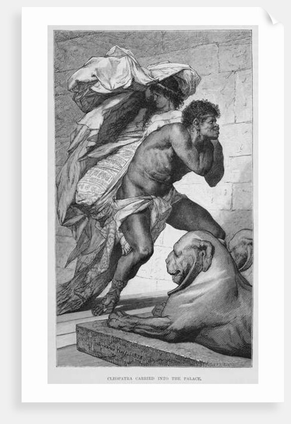 Cleopatra Carried into the Palace, 19th century by Ferdinand Keller