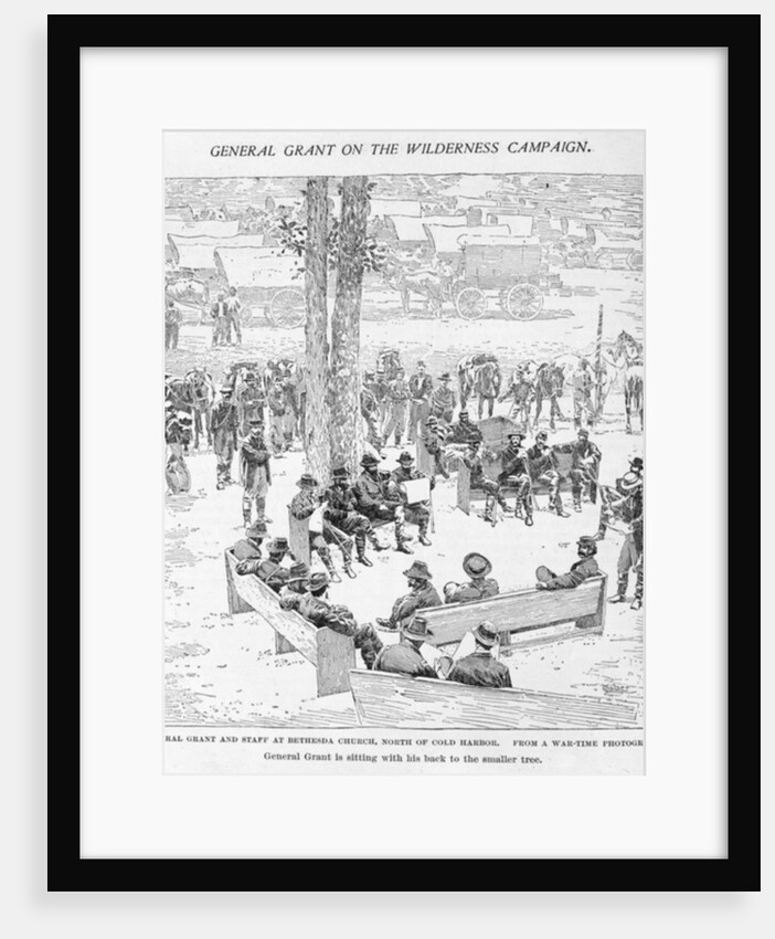 General Grant and staff at Bethesda Church, north of Cold Harbour by Alexander Gardner