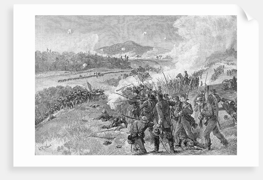 The Battle of Resaca, Georgia, May 14th 1864 by Alfred Rudolph Waud