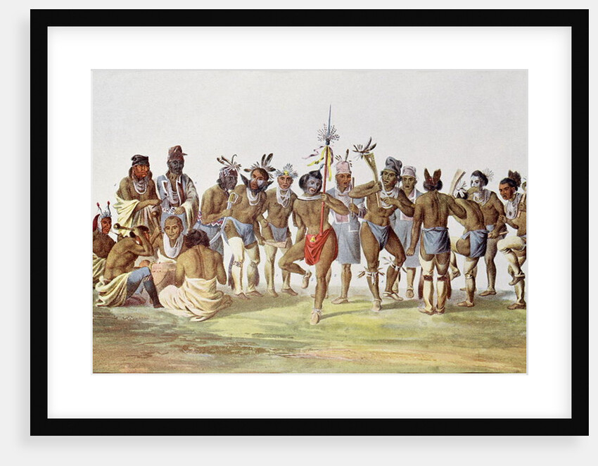 War Dance of the Sauks and Foxes by American School