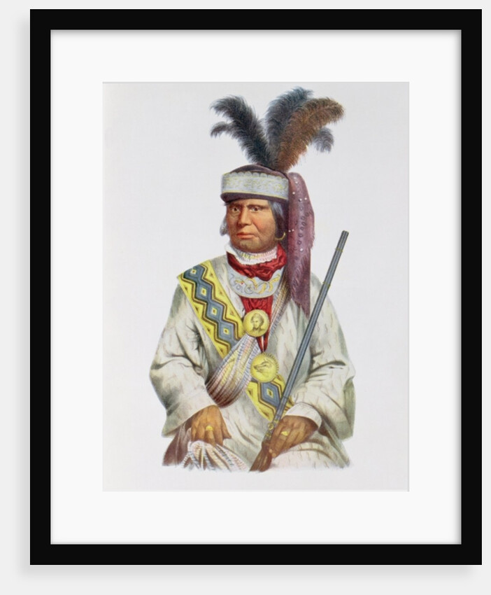 Halpatter-Micco or Billy Bowlegs, a Seminole Chief, c.1825 by Charles Bird King