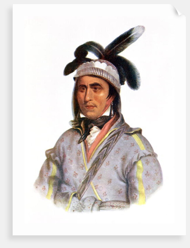 Opothle-Yoholo, a Creek Chief, 1825 by Charles Bird King