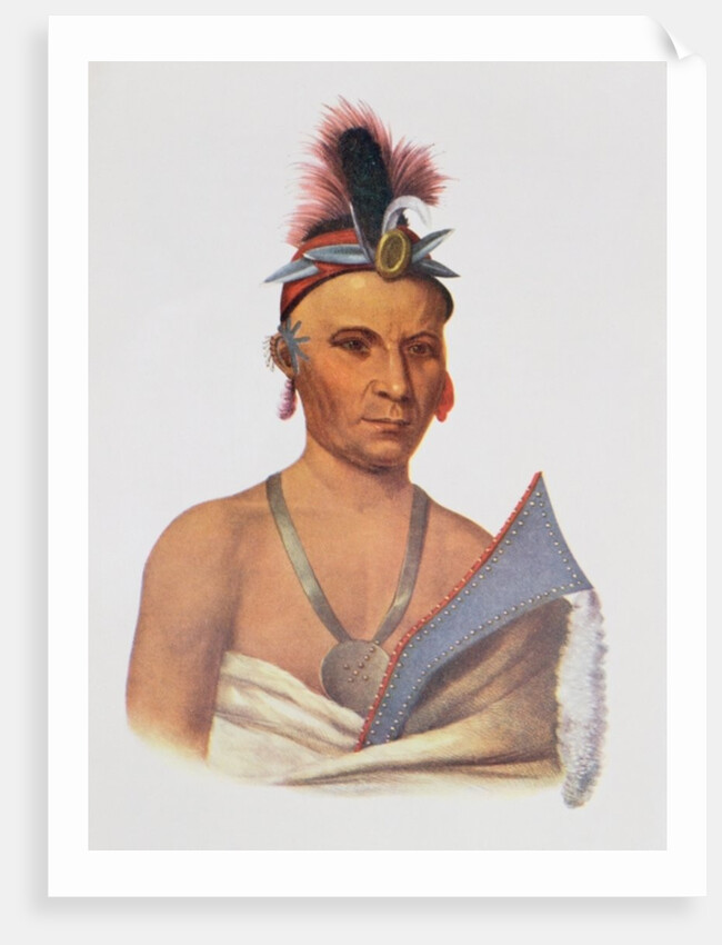 Keesheswa or 'the Sun', a Fox Chief, c.1837 by Charles Bird King