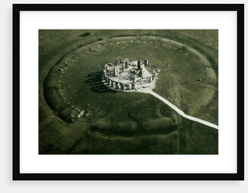 Stonehenge from the air by Anonymous