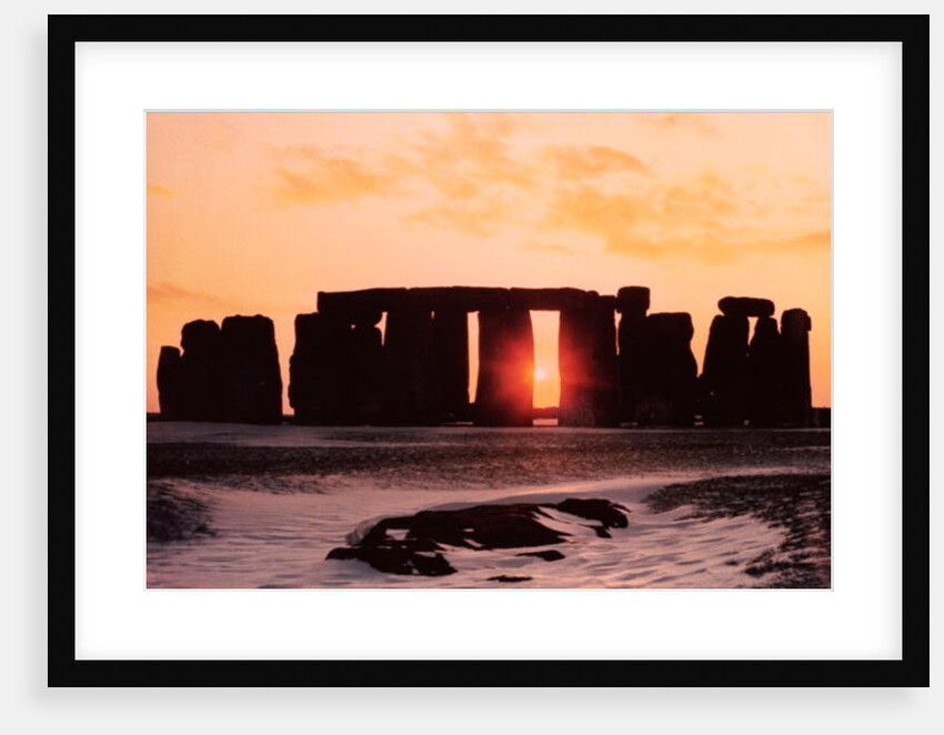 Stonehenge, Winter Solstice by Anonymous