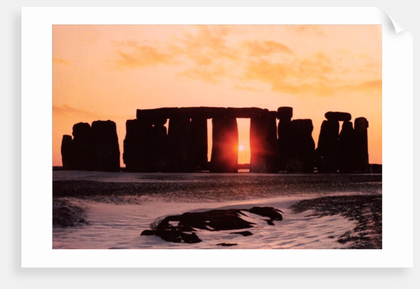 Stonehenge, Winter Solstice by Anonymous