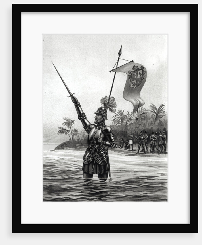 Balboa Claiming Dominion over the South Sea, 25th September 1513 by American School