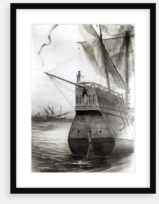 The Supreme Moment on the Evening of October 11th 1492 by J. Steeple Davis