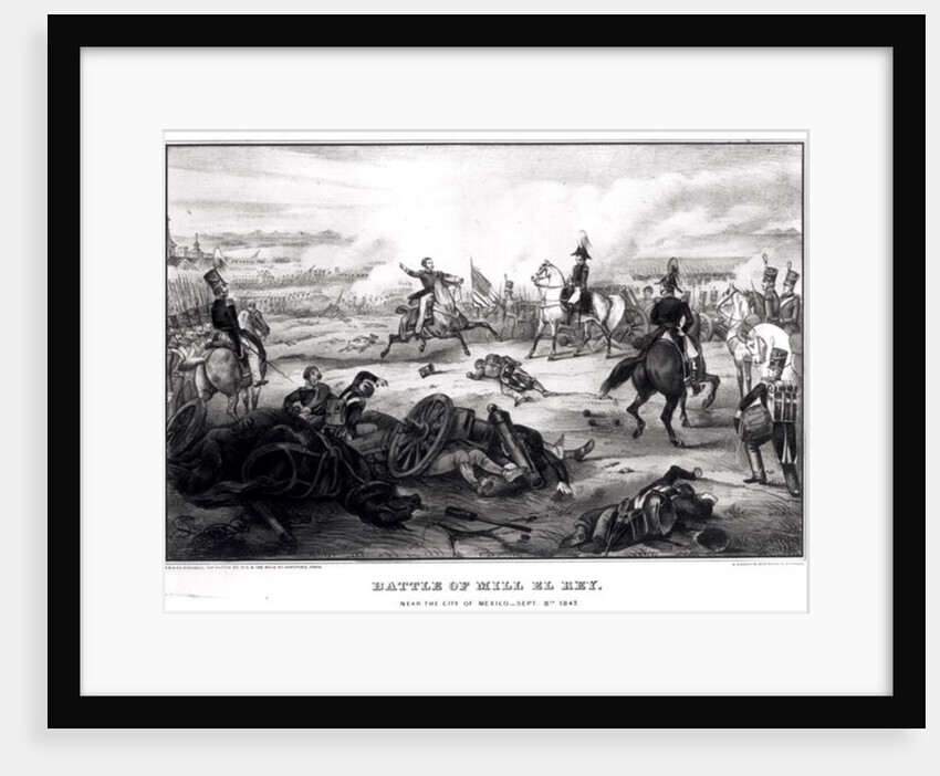 Battle of Mill El Rey, near the City of Mexico, September 8th 1847 by American School
