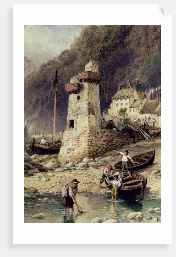 Lynmouth, Devonshire by Myles Birket Foster