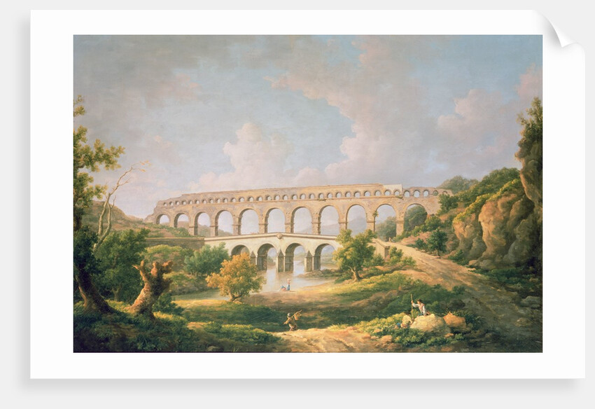 The Pont du Gard, Nimes by William Marlow