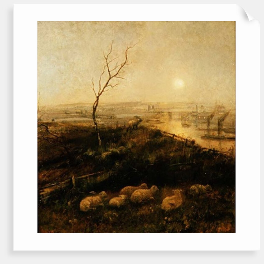 Strayed, a Moonlight Pastoral, 1878 by Cecil Gordon Lawson