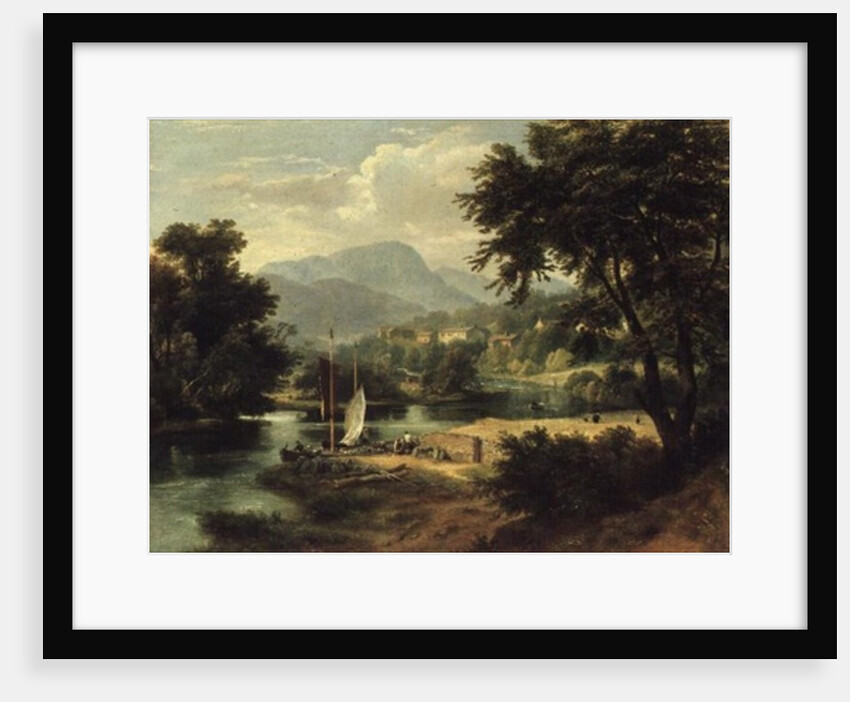 View of Clappersgate on the River Brathay above Windermere by Ramsay Richard Reinagle