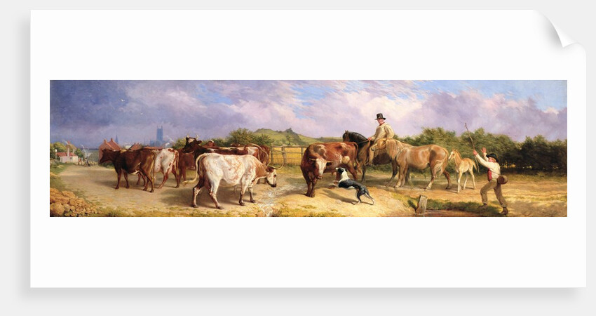 Road to Gloucester Fair by Briton Riviere