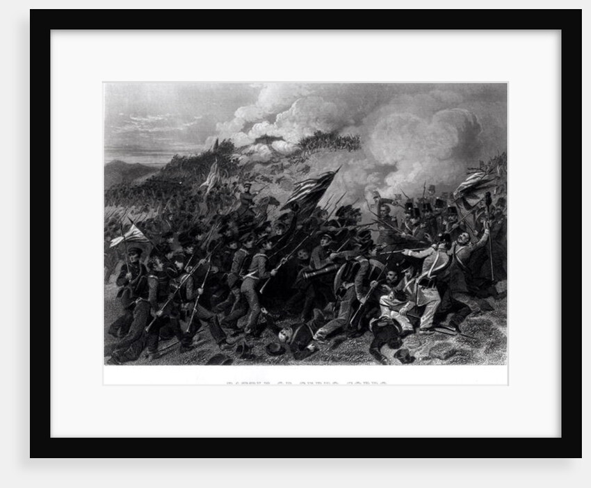 Battle of Cerro Gordo, April 1847 by Alonzo (after) Chappel