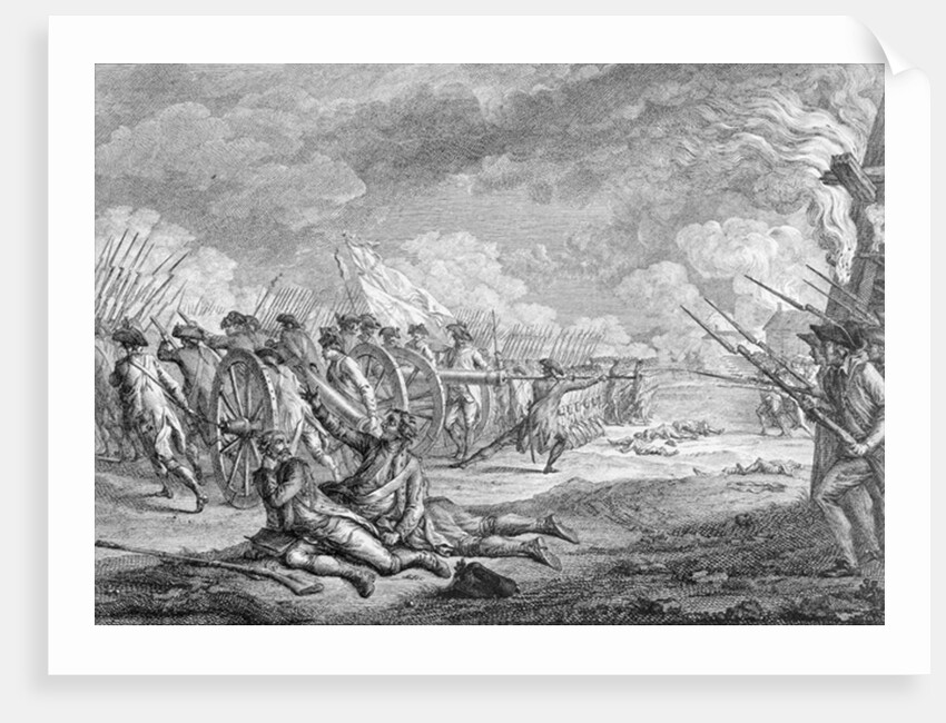 Battle of Lexington, April 19th 1775 by Francois Godefroy