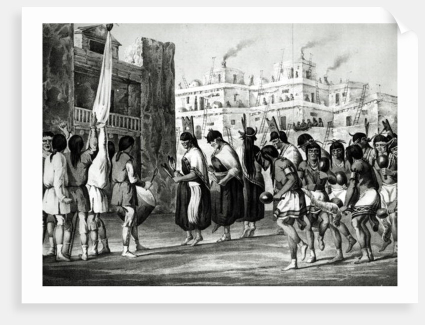 Buffalo Dance at Pueblo de Zuni, New Mexico by Ricard Hovenden (after) Kern