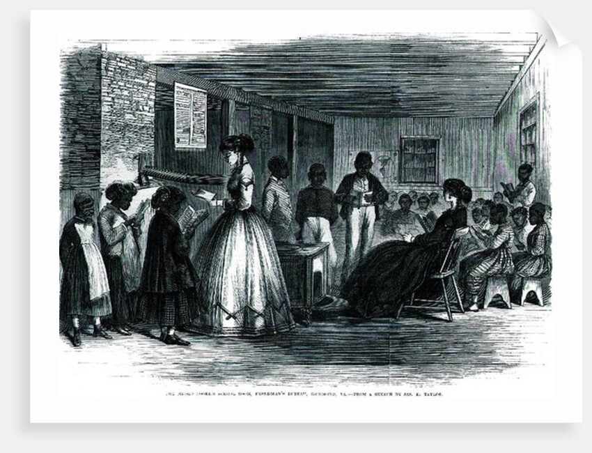 The Misses Cooke's schoolroom, Freedman's Bureau, Richmond, Va. by American School