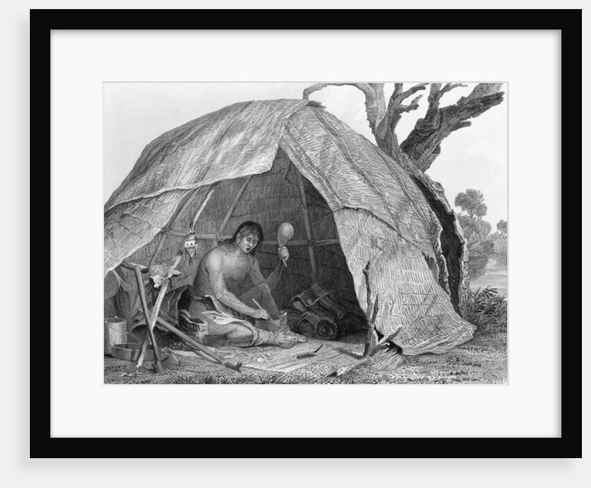 Indian Doctor Concocting a Pot of Medicine by Captain Seth (after) Eastman