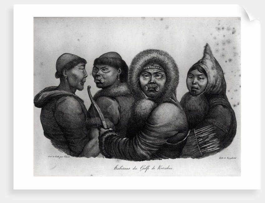 Inhabitants of the Gulf of Kotzebue by Ludwig Choris