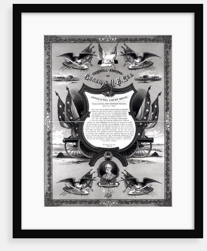 Farewell Address of General Robert E. Lee by American School