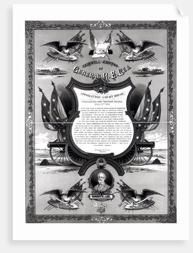 Farewell Address of General Robert E. Lee by American School