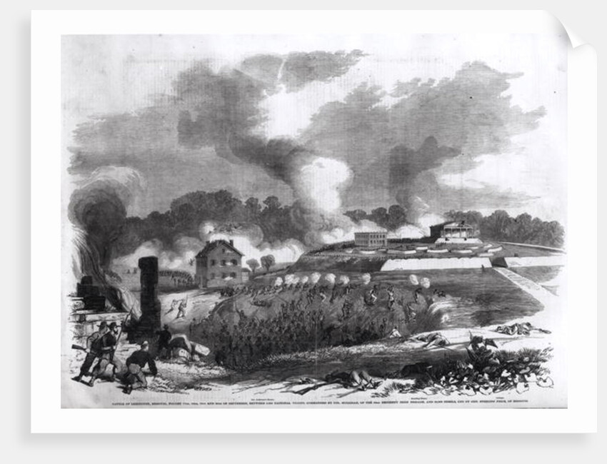 The Battle of Lexington, Missouri, 17th-20th September 1861 by American School