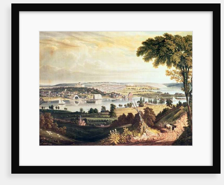 The City of Washington from beyond the Navy Yard by George Cooke