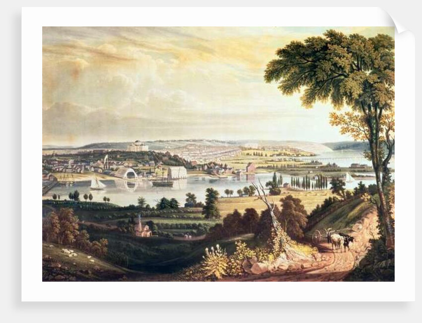 The City of Washington from beyond the Navy Yard by George Cooke