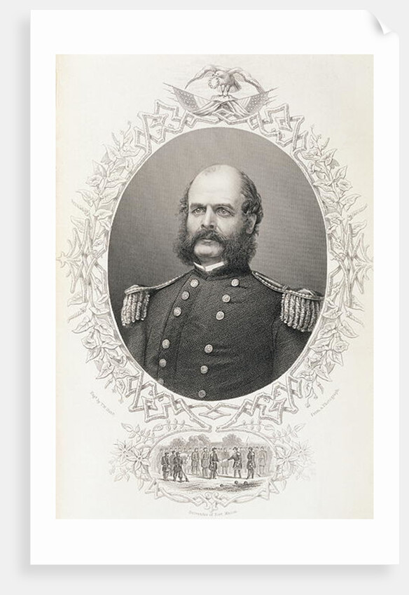 Major General Ambrose Everett Burnside by American School