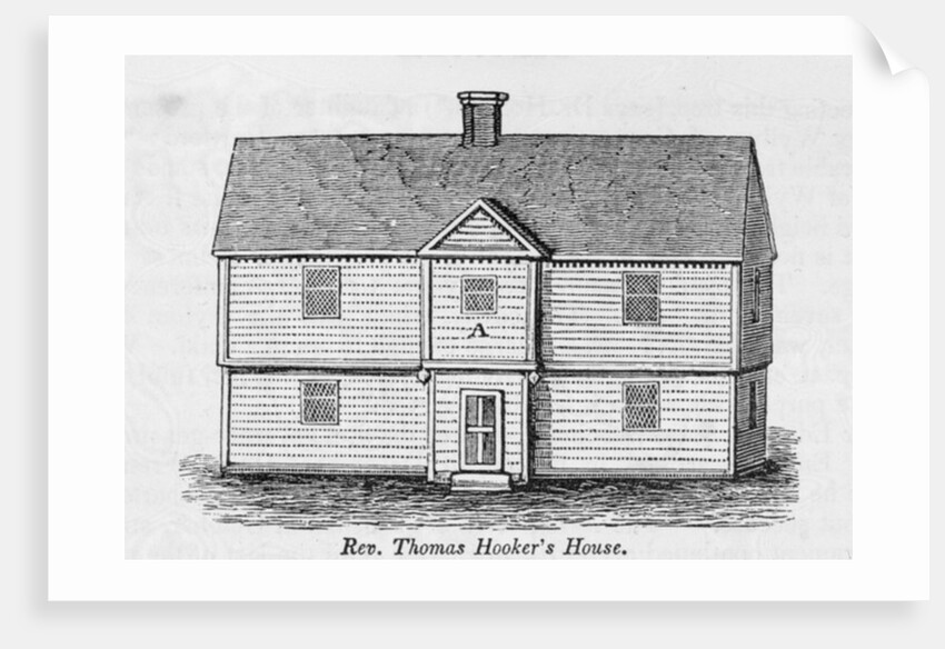 Reverend Thomas Hooker's House by American School