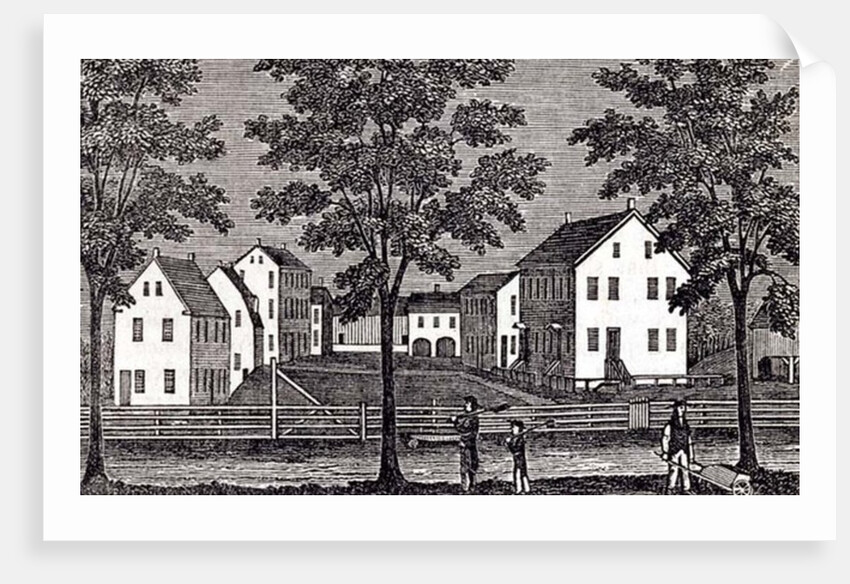 Shaker houses in Enfield by American School