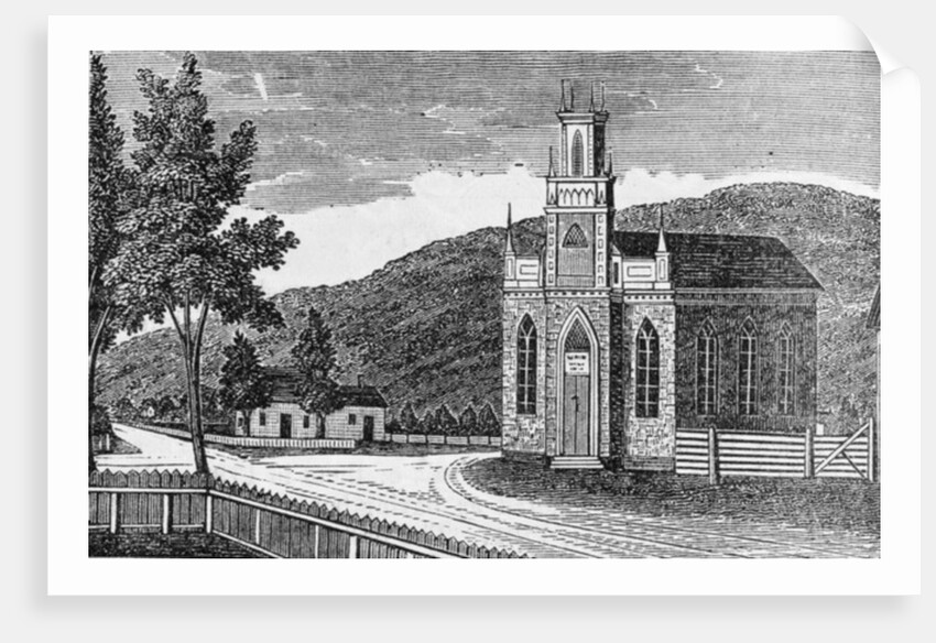 North-east view of the Episcopal church, Kent by American School