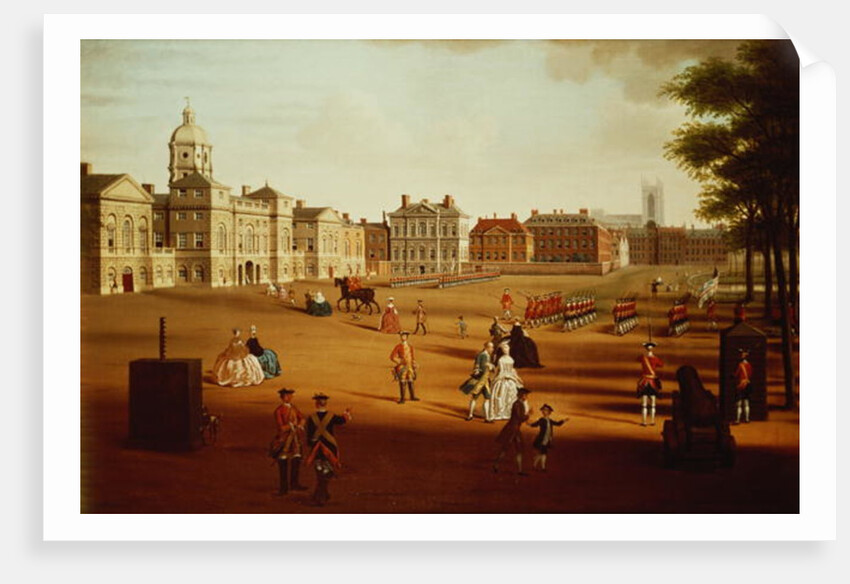The 2nd Footguards on Parade at Horse Guards', c.1750 by John Chapman