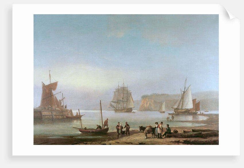 Shipping in an Estuary by Thomas Luny