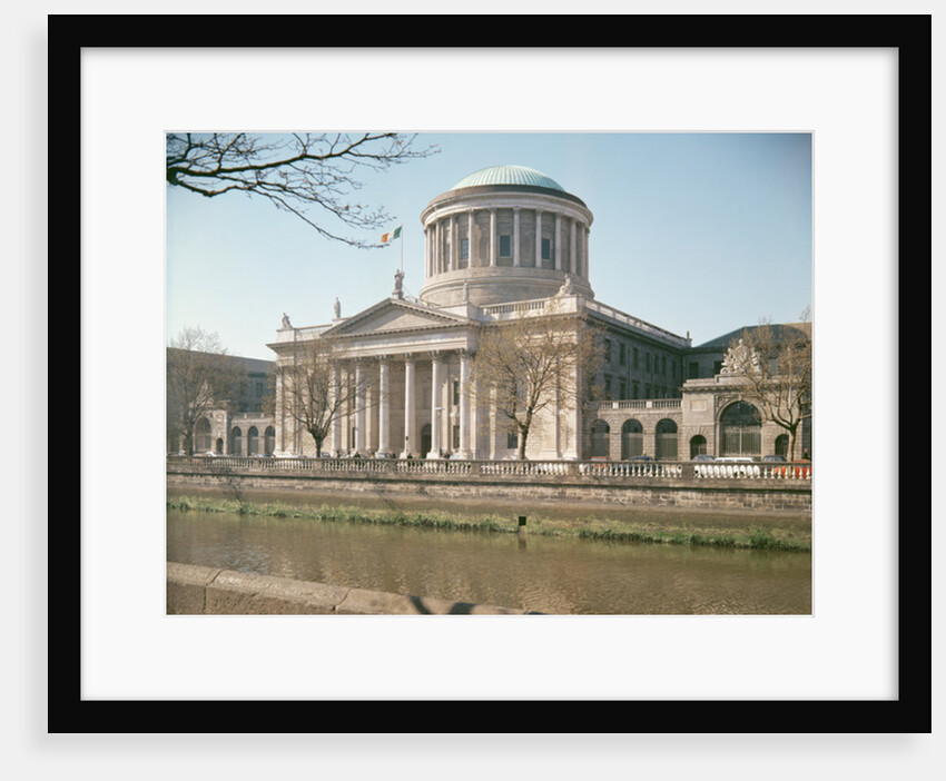 Four Courts, Dublin, seen from the River Liffey, built 1796-1802 by James Gandon