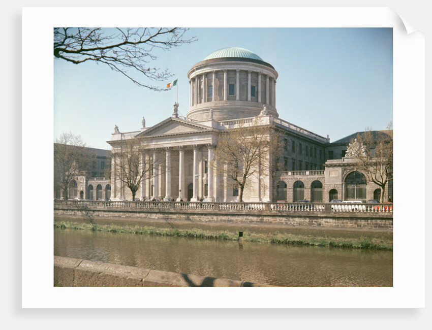 Four Courts, Dublin, seen from the River Liffey, built 1796-1802 by James Gandon