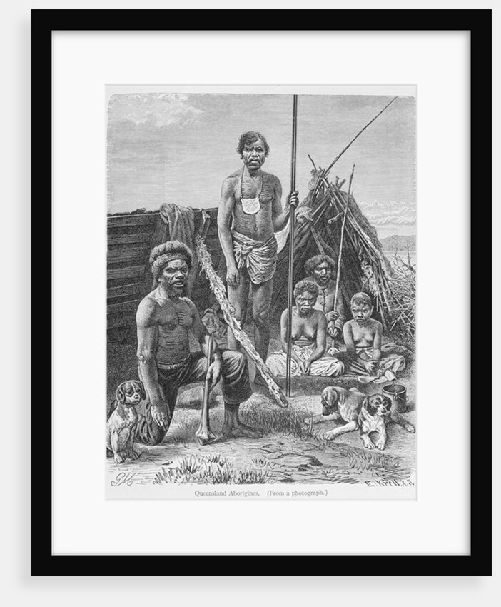 Queensland aborigines by English School