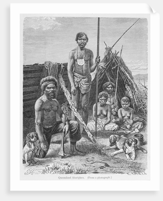 Queensland aborigines by English School