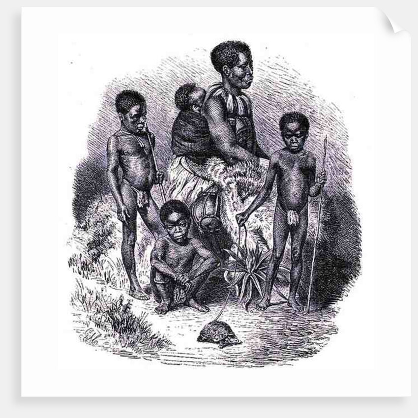 A Zulu family by English School