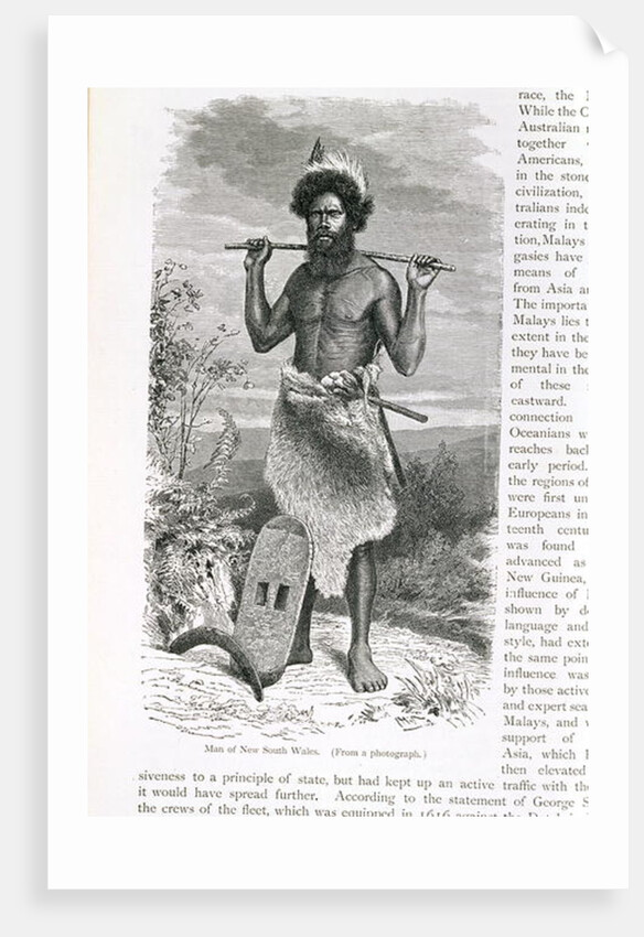 Man of New South Wales by English School