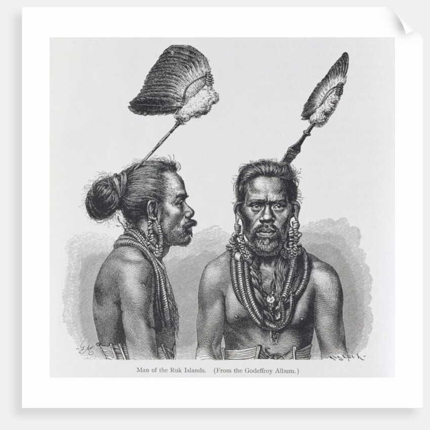Man of the Ruk Islands by English School