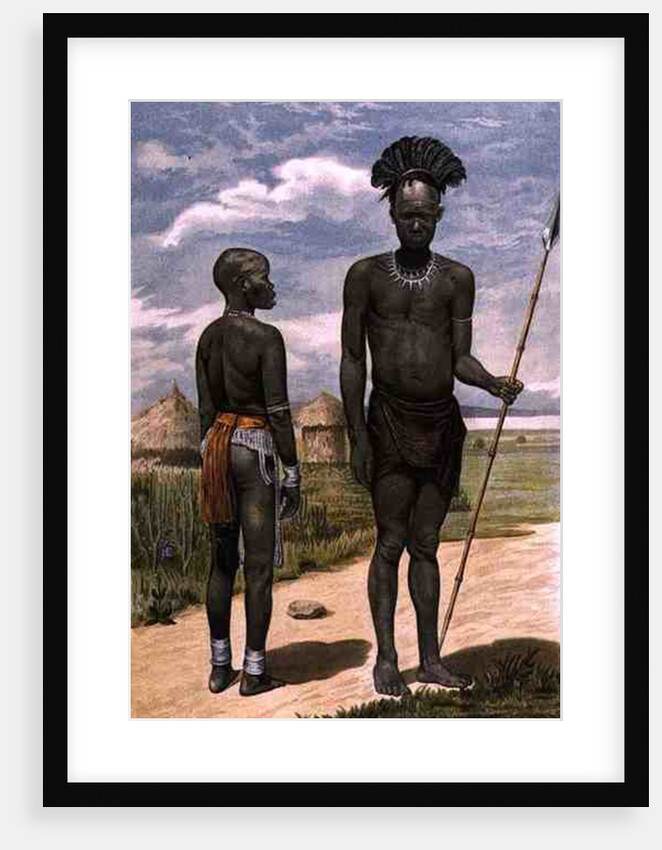 Bari warrior and wife by Richard Buchta