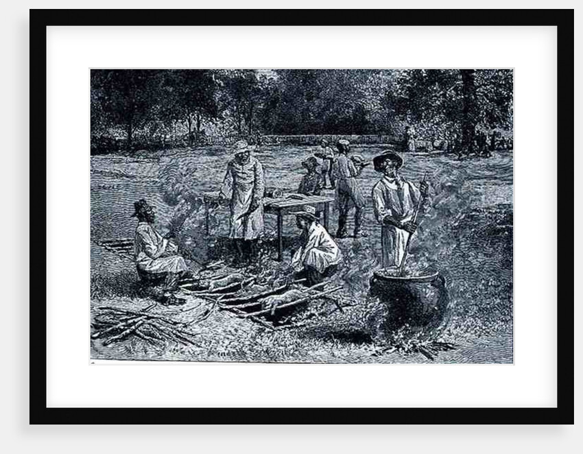 A Southern Barbecue by Horace Bradley (after)