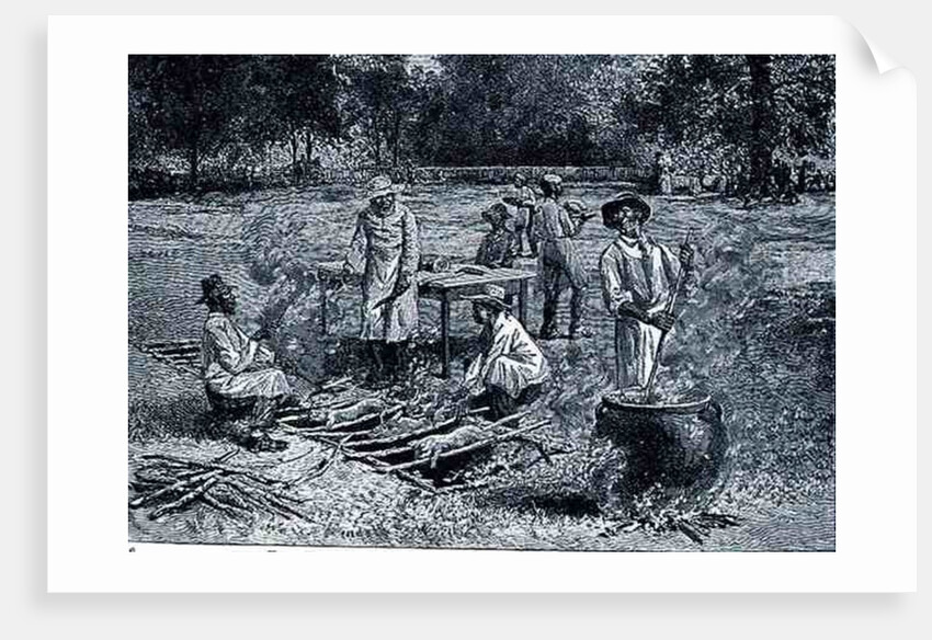 A Southern Barbecue by Horace Bradley (after)